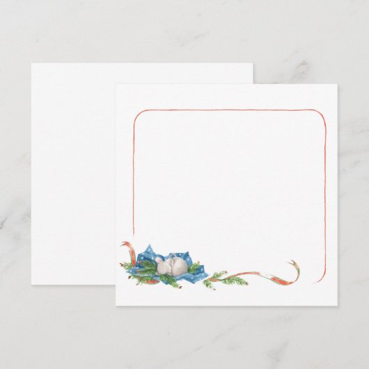 Niet eens een Kaart van de muisnota (Voorkant / Achterkant)