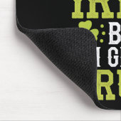 Niet eens op afstand Iers maar ik word Drink St P Muismat (Hoek)