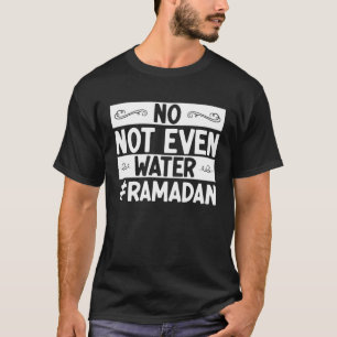 niet eens water moslim vasten arabisch islamitisch t-shirt