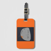 Niet eenzaam grappig Bagagelabel (Voorkant (verticaal))