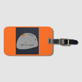 Niet eenzaam grappig Bagagelabel