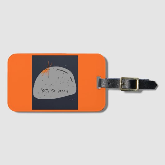 Niet eenzaam grappig Bagagelabel (Voorkant (horizontaal))