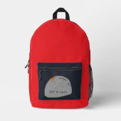 Niet eenzaam - Grappig karakter (rood) bedrukte ru Bedrukte Rugzak (Voorkant)