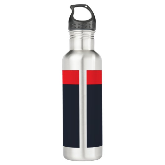 Niet eenzaam grappig karakter (rood) waterfles  (Achterkant)