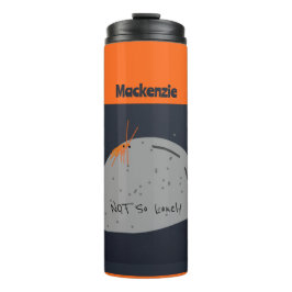 Niet eenzaam grappig personage (Sinaasappel) Thermosbeker