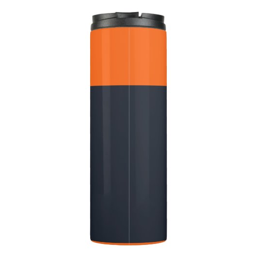 Niet eenzaam grappig personage (Sinaasappel) Thermosbeker (Achterkant)