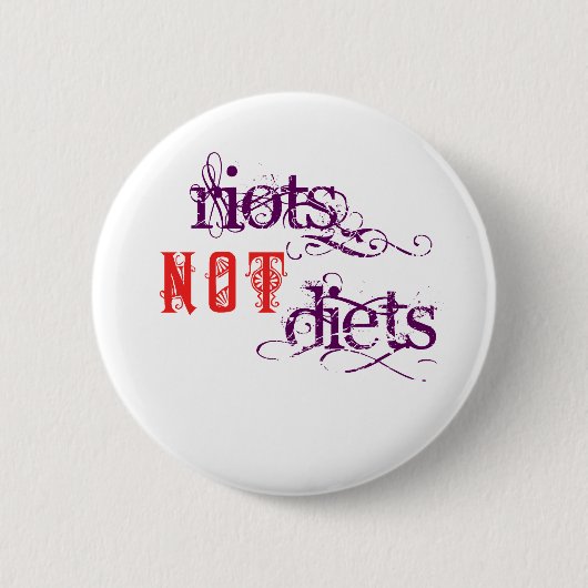 Niet-eetbare spoeling (Paars en rood) Ronde Button 5,7 Cm (Voorkant)
