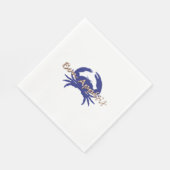 Niet-eetlust- Little-BLUE_Crab-Everyday- Vieren Servet (Hoek)