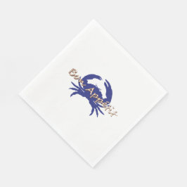 Niet-eetlust- Little-BLUE_Crab-Everyday- Vieren Servet