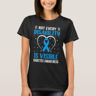 Niet elke beperking is zichtbaar in november drage t-shirt