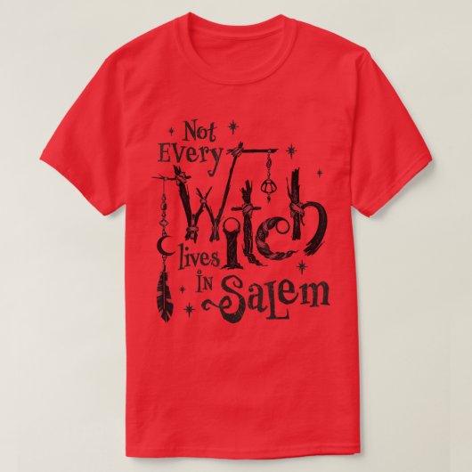 Niet elke getuige die in salem-processen woont, ge t-shirt (Design voorkant)