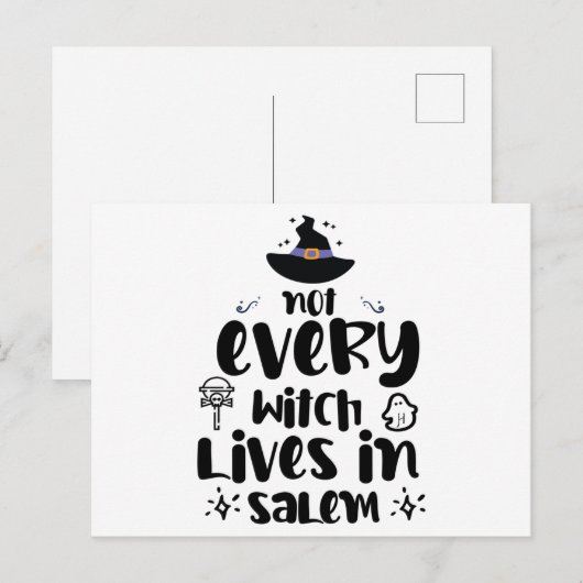 Niet elke getuige woont in Salem Briefkaart (Voorkant / Achterkant)