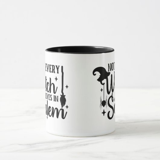 Niet elke getuige woont in Salem Halloween Mok (Midden)