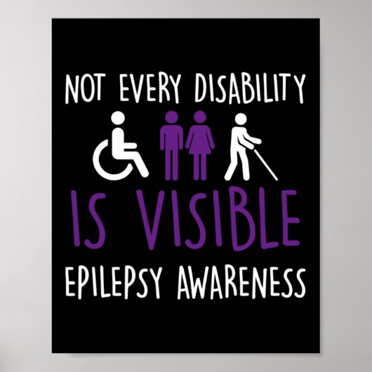 Niet elke handicap is zichtbaar poster (Voorkant)