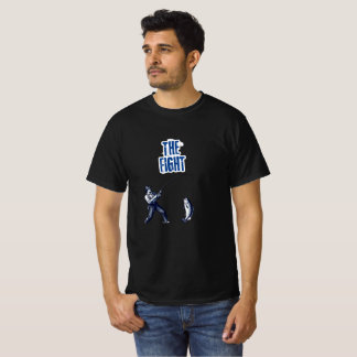 Niet elke vis gaat zonder vechten naar beneden. t-shirt