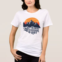Niet elke zwerver is verloren T-shirt