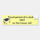 NIET-eren Bumpersticker (Voorkant)