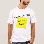 Niet erg t-shirt (Voorkant)
