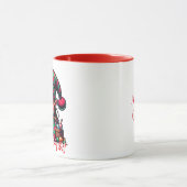 Niet erg vrolijke kerst elf | Grappig gepersonalis Mok (Midden)