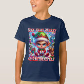 Niet erg vrolijke kerst elf t-shirt (Voorkant)