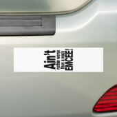 Niet erger dan een wack EMCEE! Bumpersticker (Op auto)