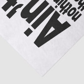 Niet erger dan een wack EMCEE! Tissuepapier (Detail)