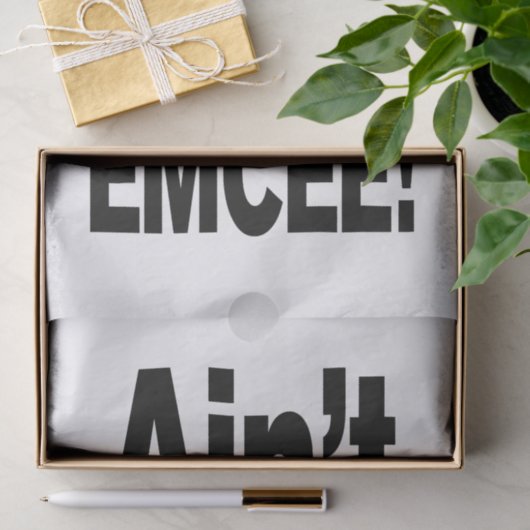 Niet erger dan een wack EMCEE! Tissuepapier (Geschenk)