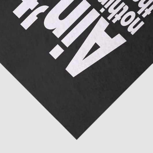 Niet erger dan een wack EMCEE! Tissuepapier (Detail)