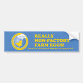 NIET-FACTORY BOERDERIJ EGG BUMPERSTICKER (Voorkant)