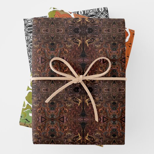 Niet-feestelijke unieke design inpakpapier vel (In situ)