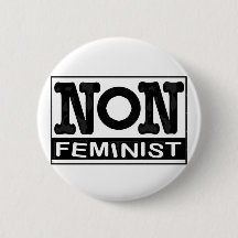 Niet-feministische logo badge