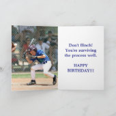 NIET FLINCHEN VERJAARDAG KAART (Binnen)