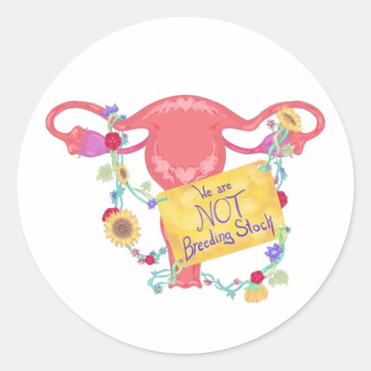 Niet-fokdieren Ronde Sticker (Voorkant)