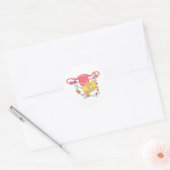 Niet-fokdieren Ronde Sticker (Envelop)