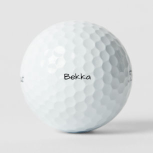 Niet-formele handgeschreven naam Titleist VI golfb Golfballen