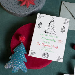 Niet-foto grillige kerst