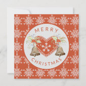 Niet-fotografie Snowflakes voor kerst Feestdagenkaart (Voorkant)