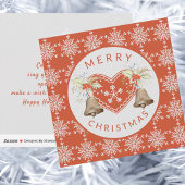 Niet-fotografie Snowflakes voor kerst Feestdagenkaart