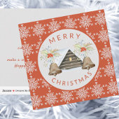 Niet-fototraditioneel  kerstfeest feestdagenkaart