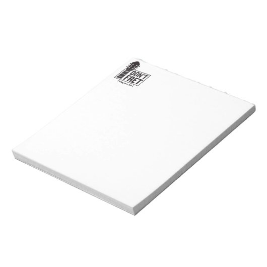 Niet fret (Filippijnen 4:6-7) gitaar Notitieblok (Linkerzijde)