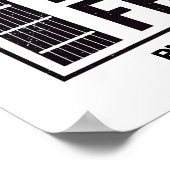 Niet fret (Filippijnen 4:6-7) gitaar Poster (Hoek)