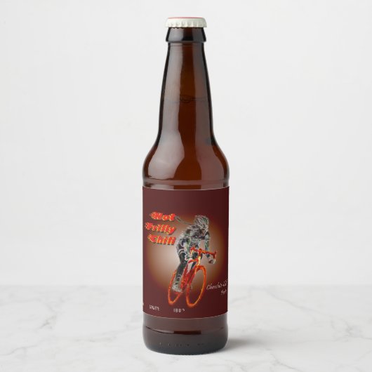 Niet Frilly Chili, naam en stijl Bier Etiket (Voorkant)
