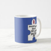 Niet-gaming mensen puzzel me gamer vreugde koffiemok (Voorkant rechts)