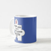 Niet-gaming mensen puzzel me gamer vreugde koffiemok (Voorkant links)