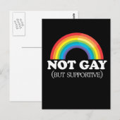 NIET GAY BRIEFKAART (Voorkant / Achterkant)