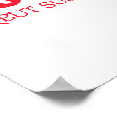 NIET GAY, maar ondersteunend Poster (Hoek)