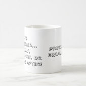 Niet gebeurt koffiemok (Center)