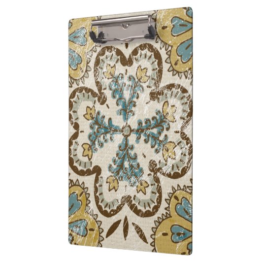 Niet-gebluste batik Square II Klembord (Links)