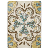 Niet-gebluste batik Square II Klembord (Achterkant)