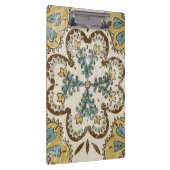 Niet-gebluste batik Square II Klembord (Rechts)